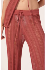 Calça Tricot Telha