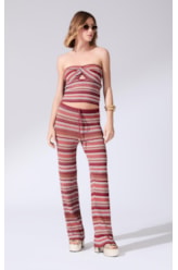 Calça Tricot Venice Telha