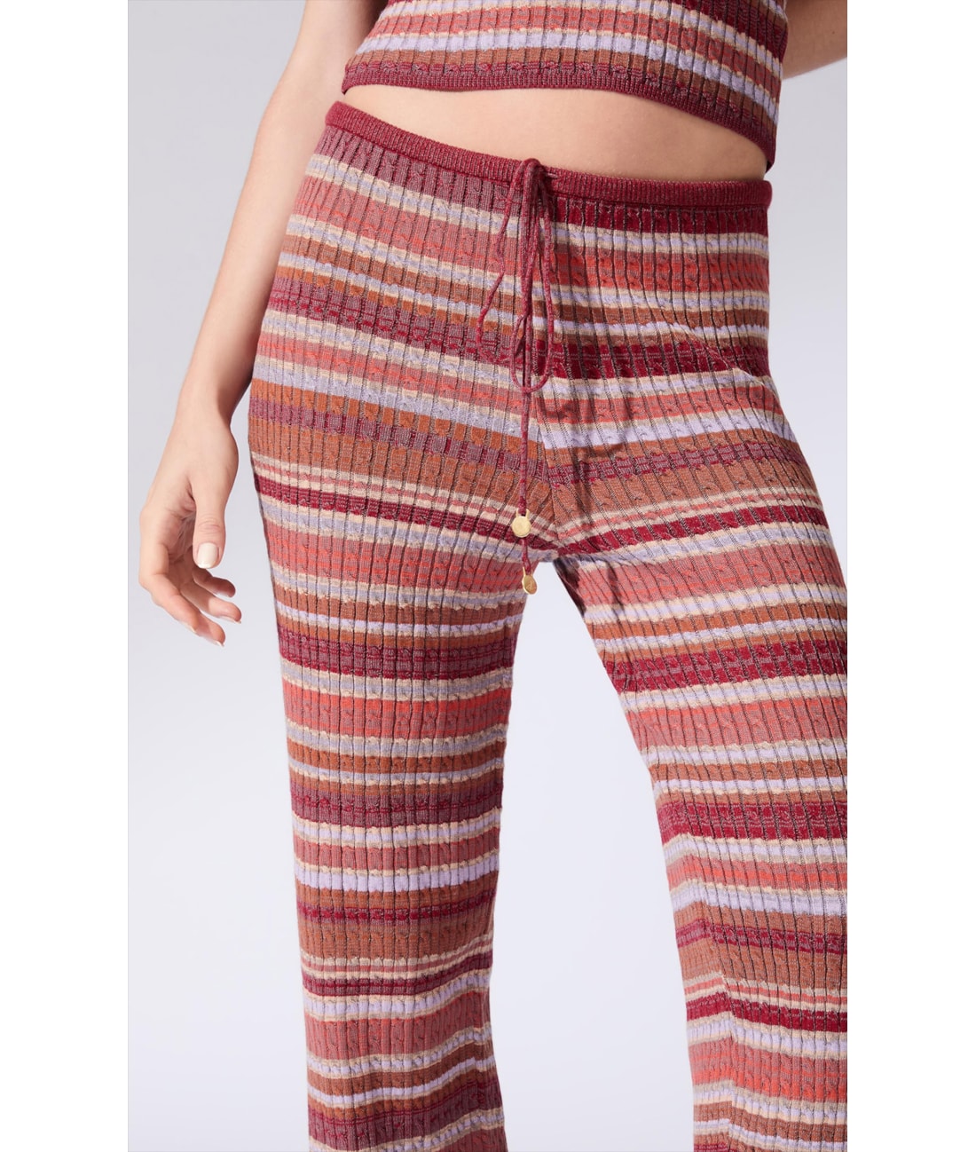Calça Tricot Venice Telha