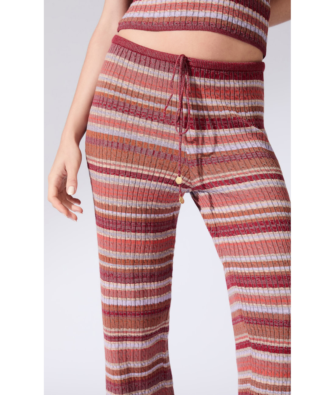 Calça Tricot Venice Telha