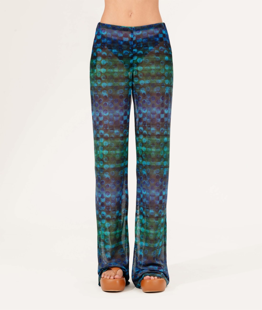 Calça Tule Essence Azul Bic