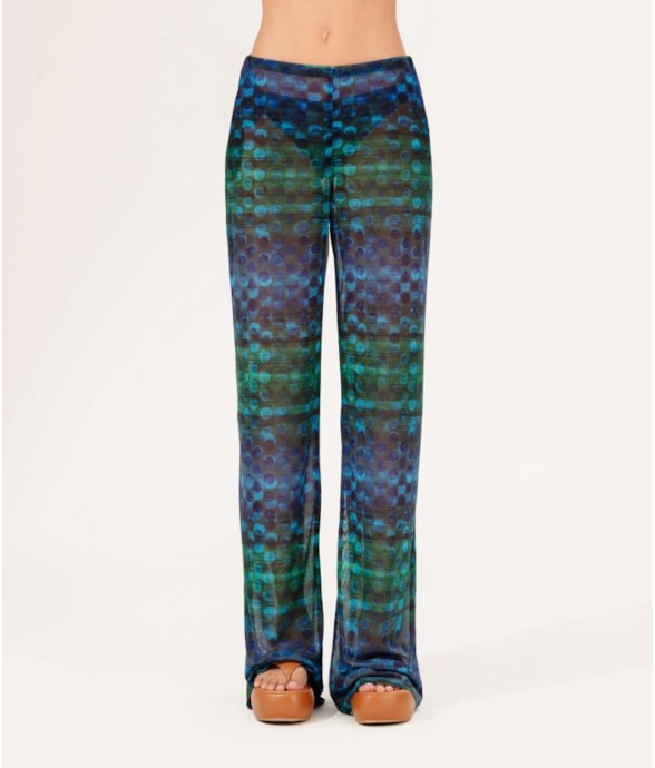 Calça Tule Essence Azul Bic