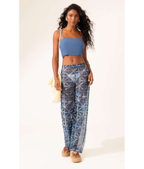 Calça Tule St Tropez Marinho