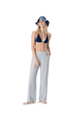 Calça Visco Stripes Azul Jeans