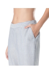 Calça Visco Stripes Azul Jeans