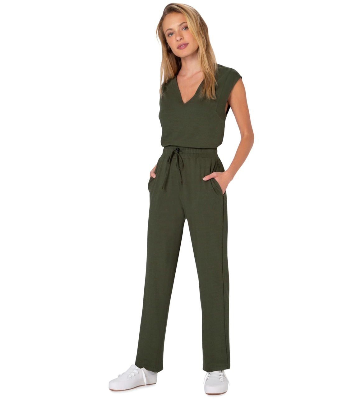 Calça Visco Texture Regulador Verde Militar
