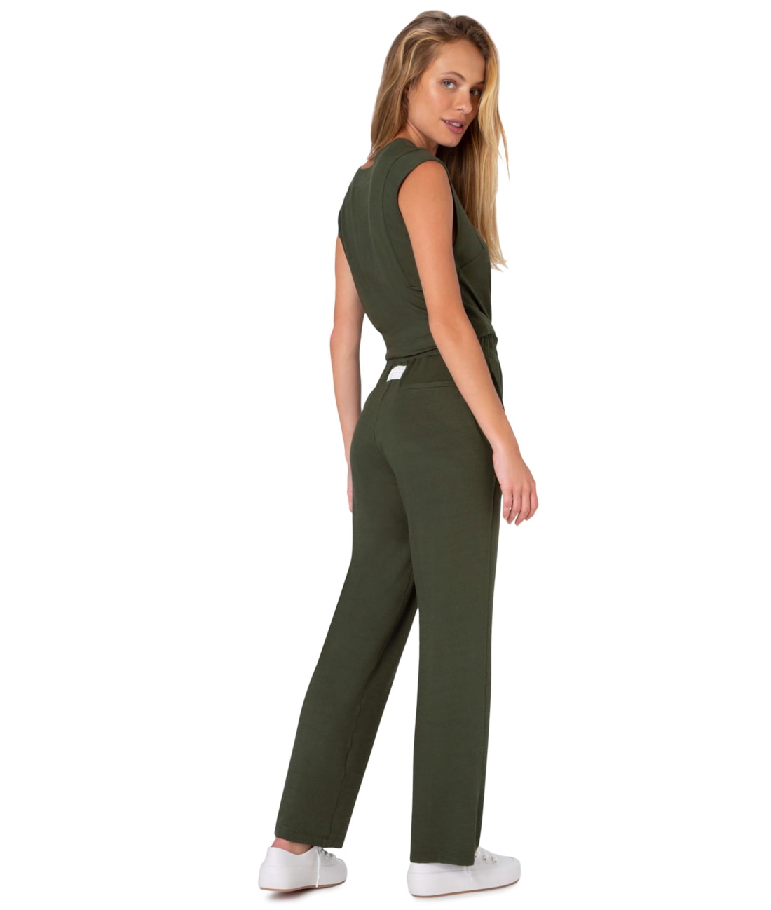 Calça Visco Texture Regulador Verde Militar