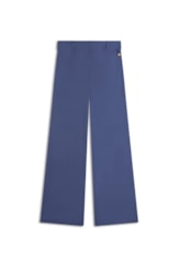 Calça Wide Leg Cambraia Lb Faixa Azul Pervante