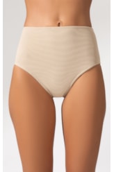 Calcinha Alta Canelado Sculpt Areia