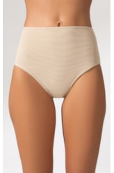 Calcinha Alta Canelado Sculpt Areia