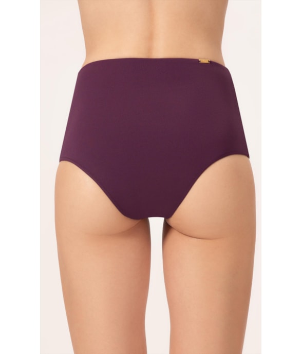 Calcinha Alta Comfort Classicos Beringela