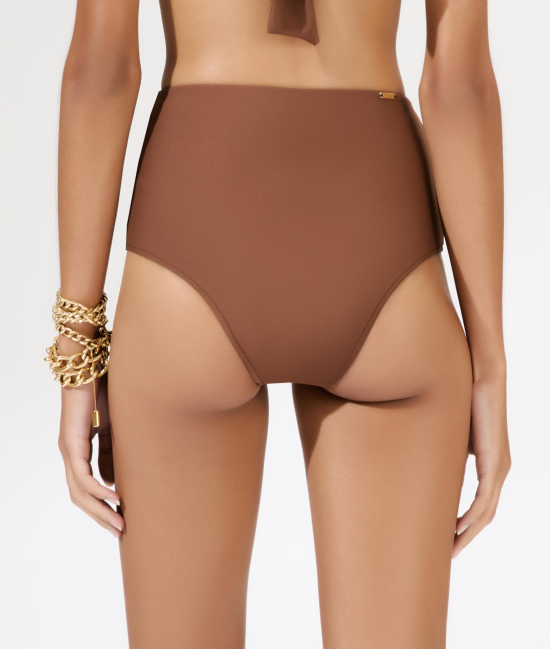 Calcinha Alta Comfort Classicos Marrom