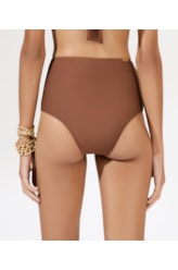 Calcinha Alta Comfort Classicos Marrom
