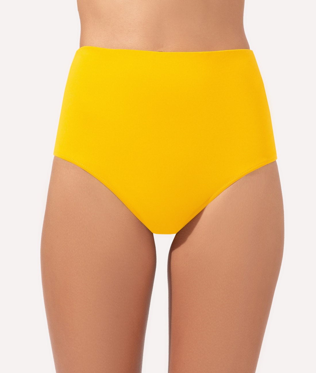 Calcinha Alta Comfort Classicos Mostarda