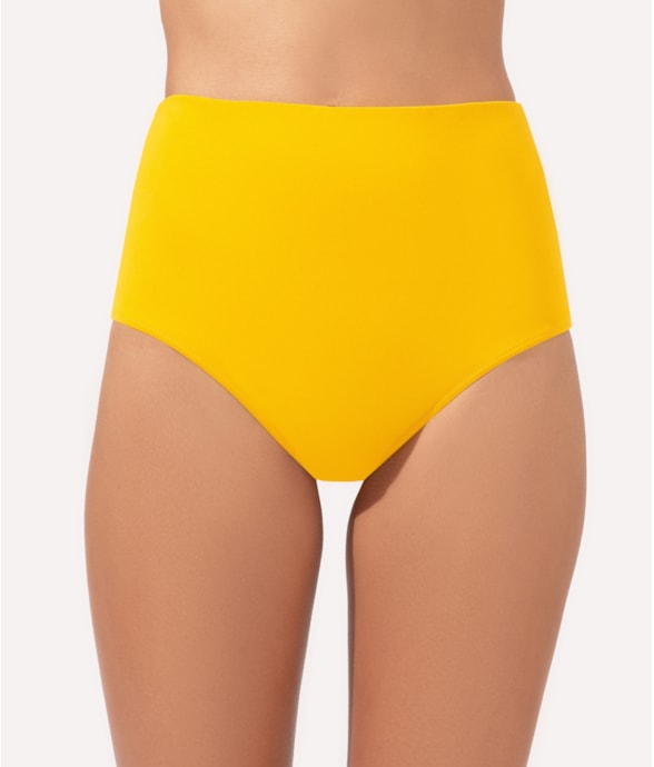 Calcinha Alta Comfort Classicos Mostarda