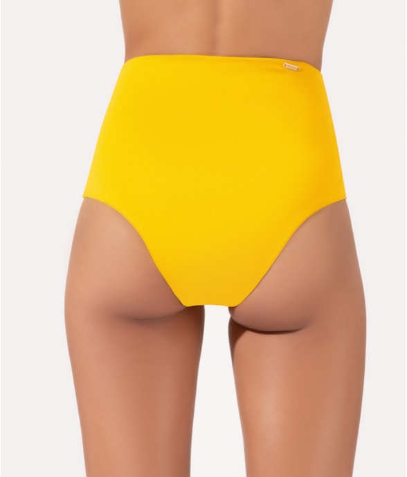 Calcinha Alta Comfort Classicos Mostarda