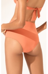 Calcinha Alta Comfort Classicos Salmao