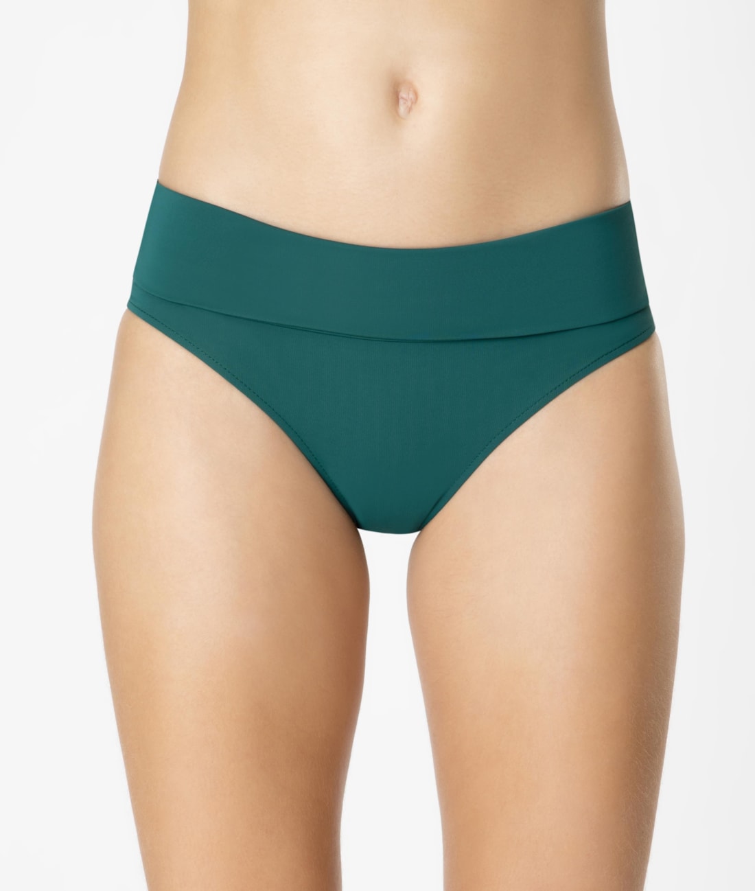 Calcinha Alta Comfort Clássicos Verde Escuro