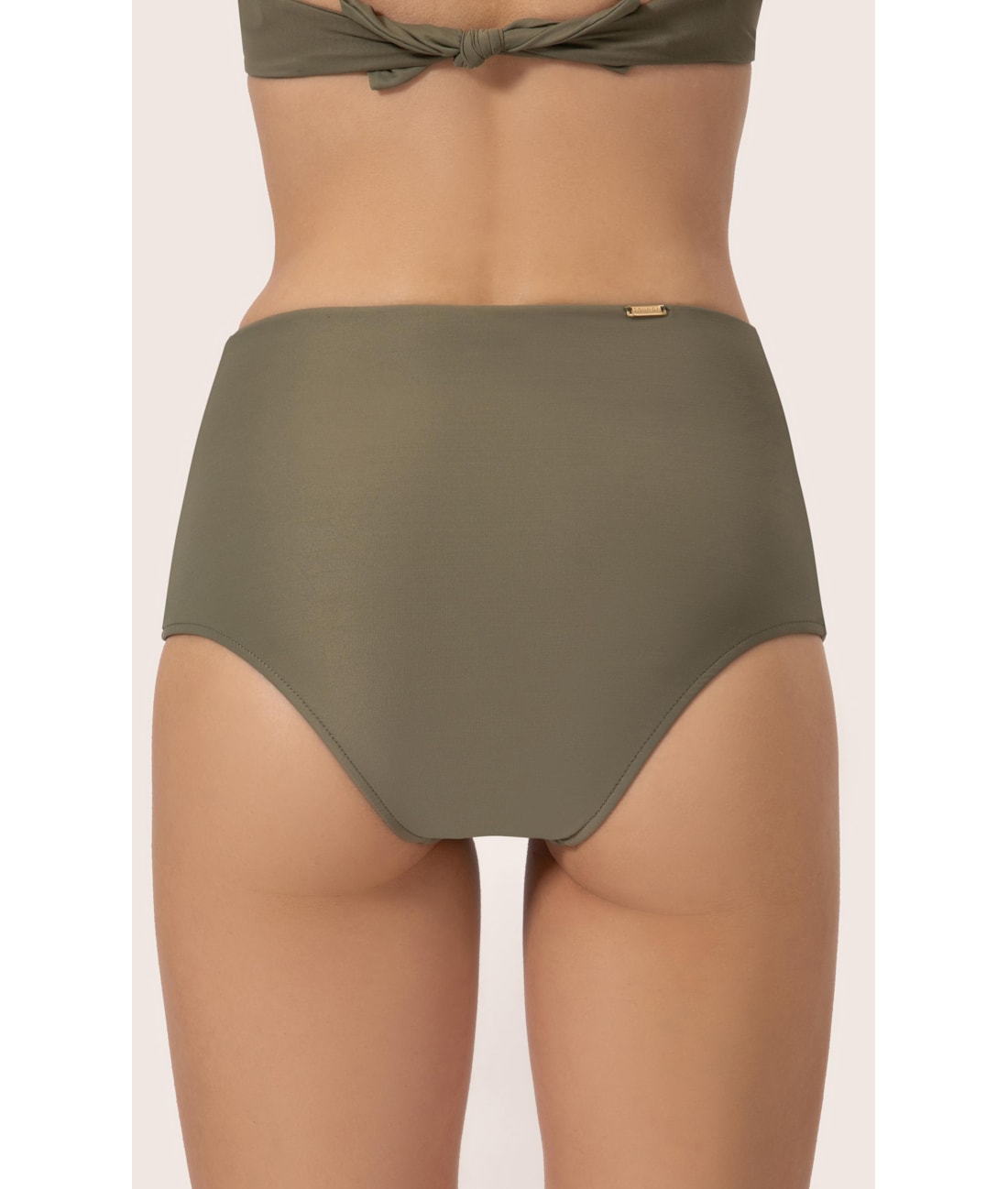 Calcinha Alta Comfort Classicos Verde Oliva