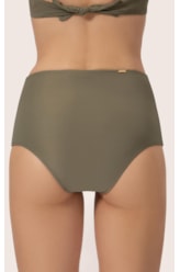 Calcinha Alta Comfort Classicos Verde Oliva