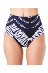 Calcinha Alta Comfort Tie Dye Marinho