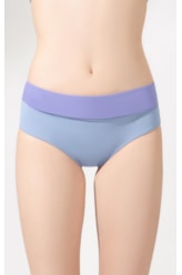 Calcinha Alta Double Allure Azul Seco