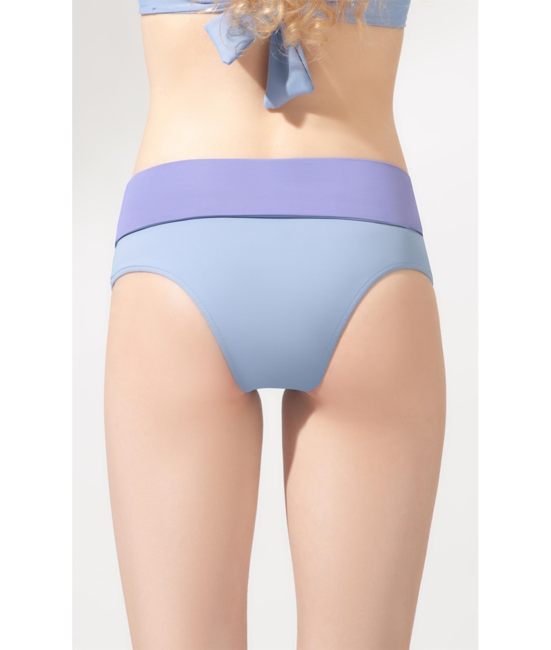 Calcinha Alta Double Allure Azul Seco