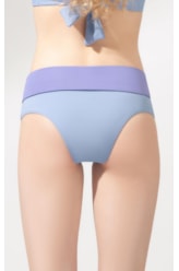 Calcinha Alta Double Allure Azul Seco