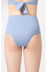 Calcinha Alta Double Allure Azul Seco
