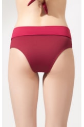 Calcinha Alta Double Allure Bordeaux
