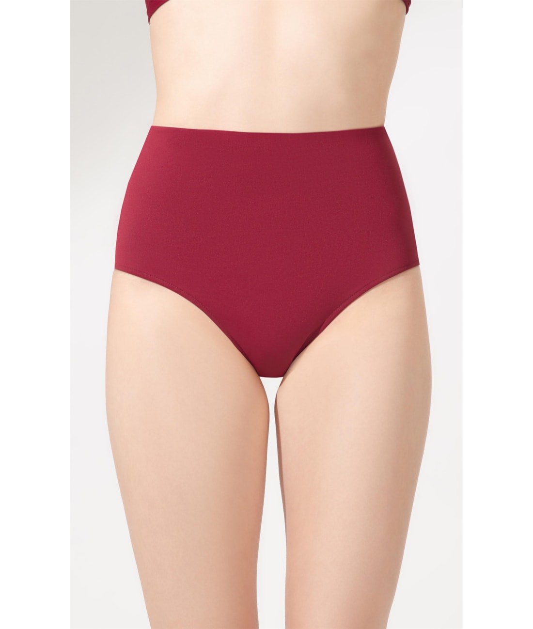Calcinha Alta Double Allure Bordeaux