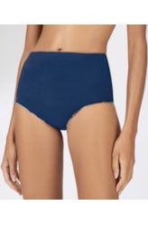 Calcinha Alta Double Comfort Blossom Azul Bic