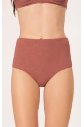 Calcinha Alta Double Comfort Bobby Caramelo