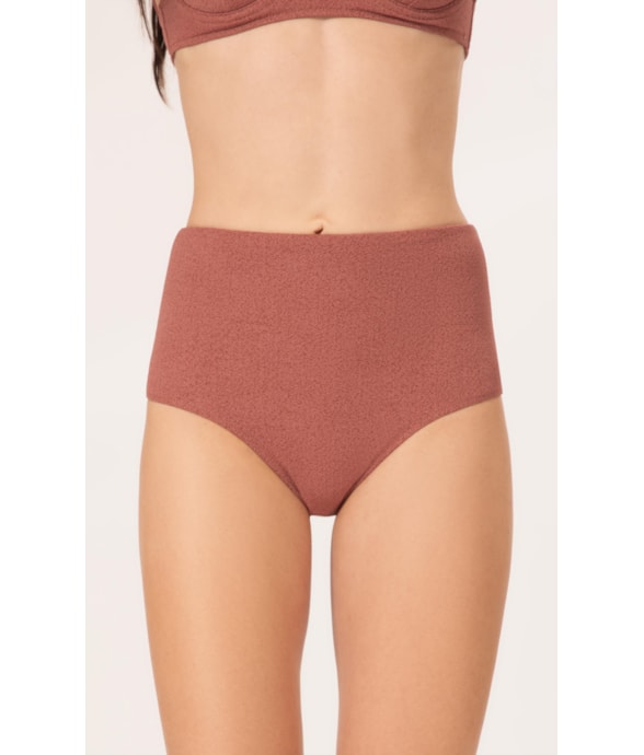 Calcinha Alta Double Comfort Bobby Caramelo