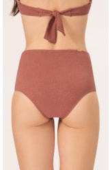Calcinha Alta Double Comfort Bobby Caramelo