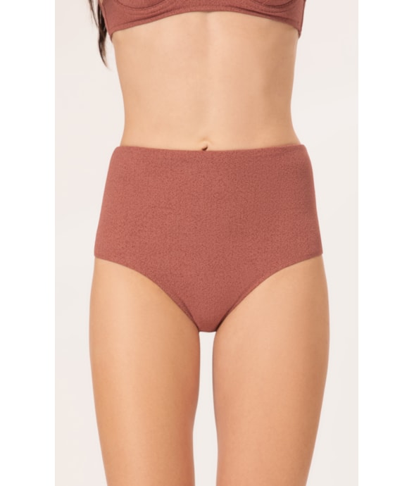 Calcinha Alta Double Comfort Bobby Caramelo