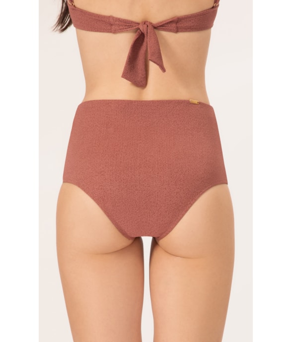 Calcinha Alta Double Comfort Bobby Caramelo