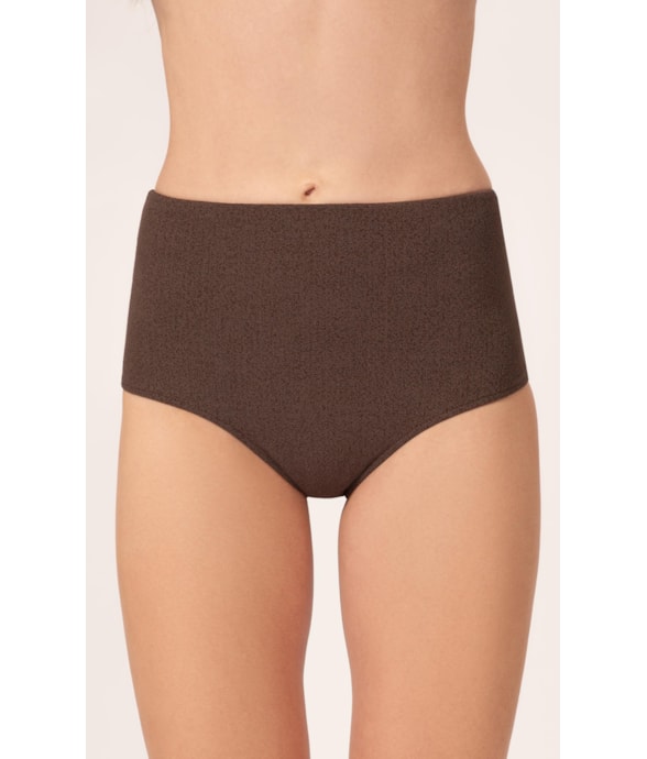 Calcinha Alta Double Comfort Bobby Tabaco