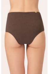 Calcinha Alta Double Comfort Bobby Tabaco