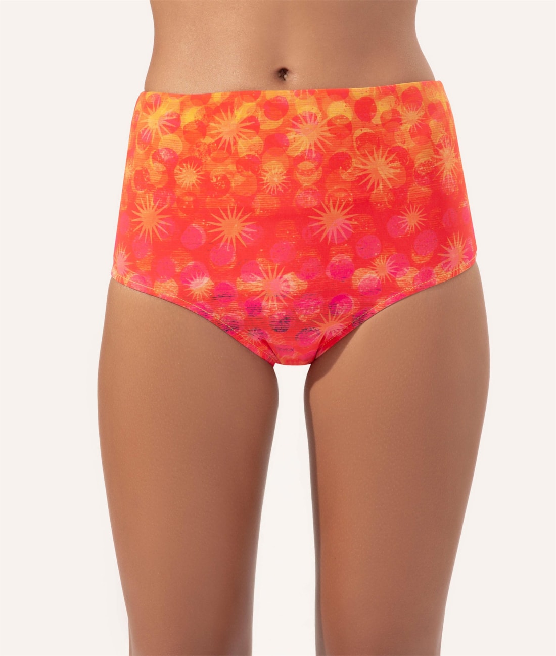 Calcinha Alta Double Comfort Essence Laranja