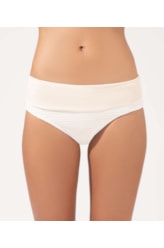 Calcinha Alta Double Comfort Jacquard Ibiza Off White