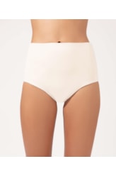 Calcinha Alta Double Comfort Jacquard Ibiza Off White