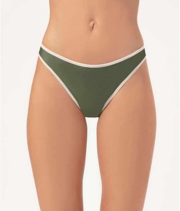 Calcinha Asa Delta Breeze Verde Militar