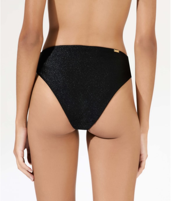Calcinha Asa Delta Crystals By Swarovski Celebrate Preto