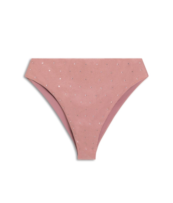 Calcinha Asa Delta Crystals By Swarovski Celebrate Rosa Dusty