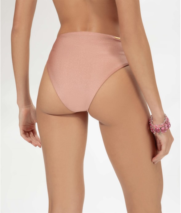 Calcinha Asa Delta Crystals By Swarovski Rosa Dusty