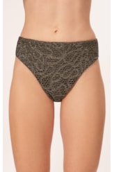 Calcinha Asa Delta Miracle Rendado Lux Grafite