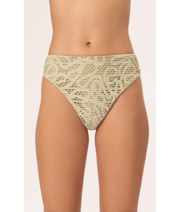 Calcinha Asa Delta Miracle Rendado Lux Verde Agua