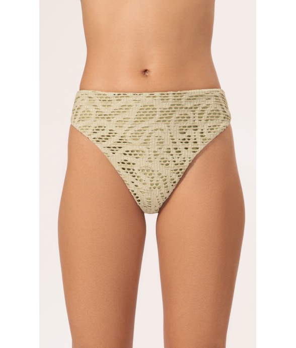 Calcinha Asa Delta Miracle Rendado Lux Verde Agua