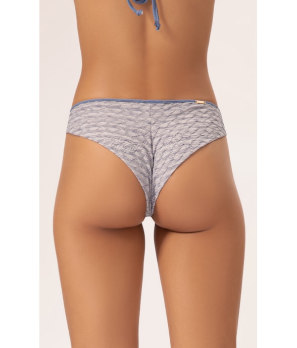 Calcinha Asa Delta Miracle Up Versi Azul Jeans Mescla